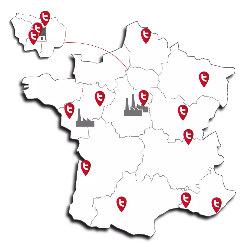 Carte France trouillet 14 agences-01